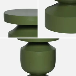 Mesa auxiliar de metal