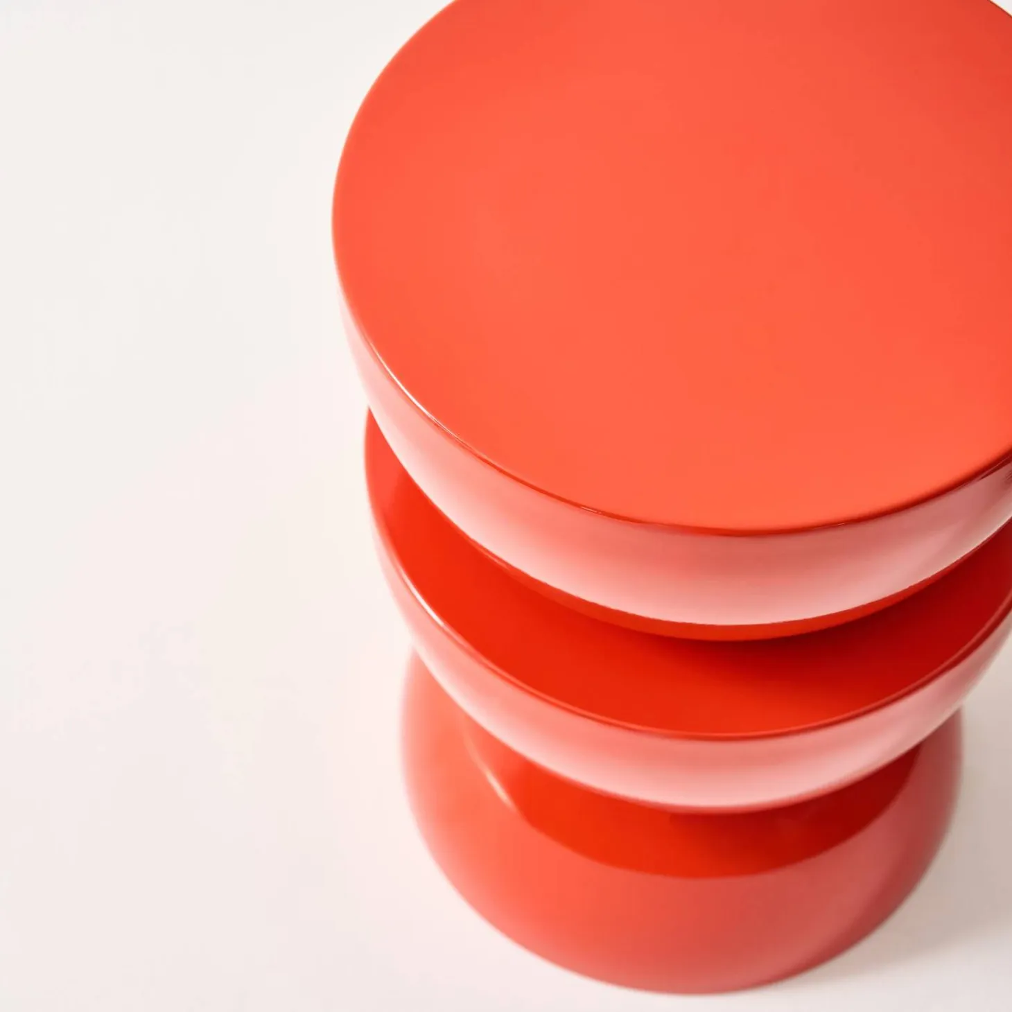 Mesa auxiliar, mesita metal efecto glassy