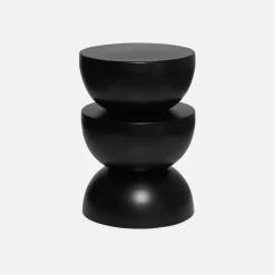 Mesa auxiliar o mesita de metal