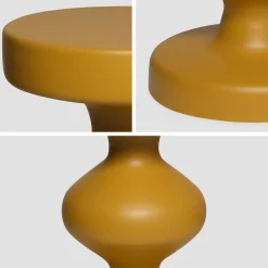Mesa auxiliar o mesita de metal