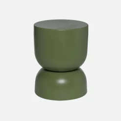 Mesa auxiliar, rincón de sofá, Mesita metal Ø32 x H42cm