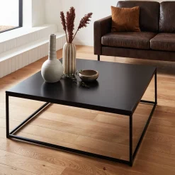 Mesa de centro baja de metal