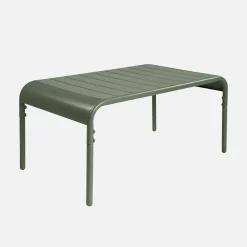 Mesa de centro de jardín bistró de acero, 90cm