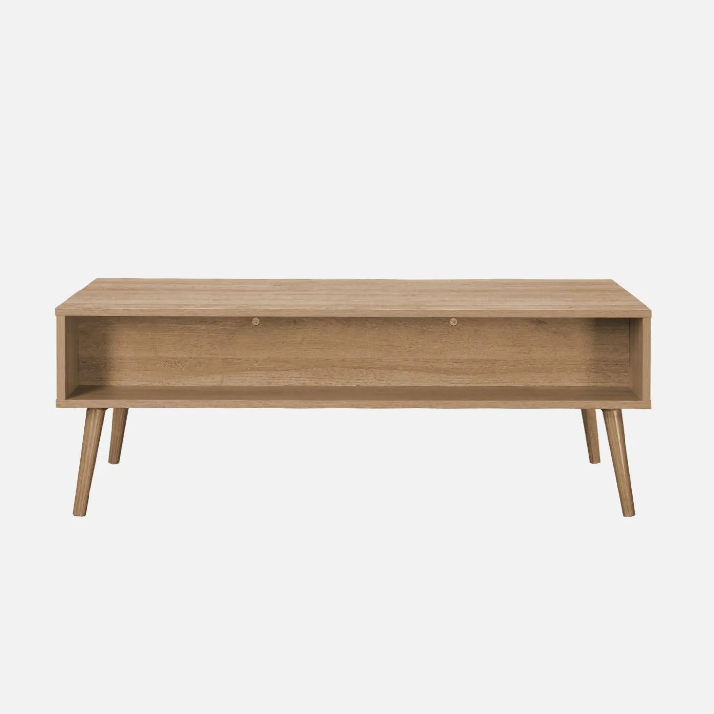 Mesa de centro estilo escandinavo, 1 cajón