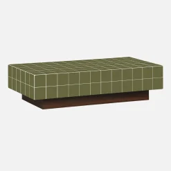 Mesa de centro imitación azulejos de cemento