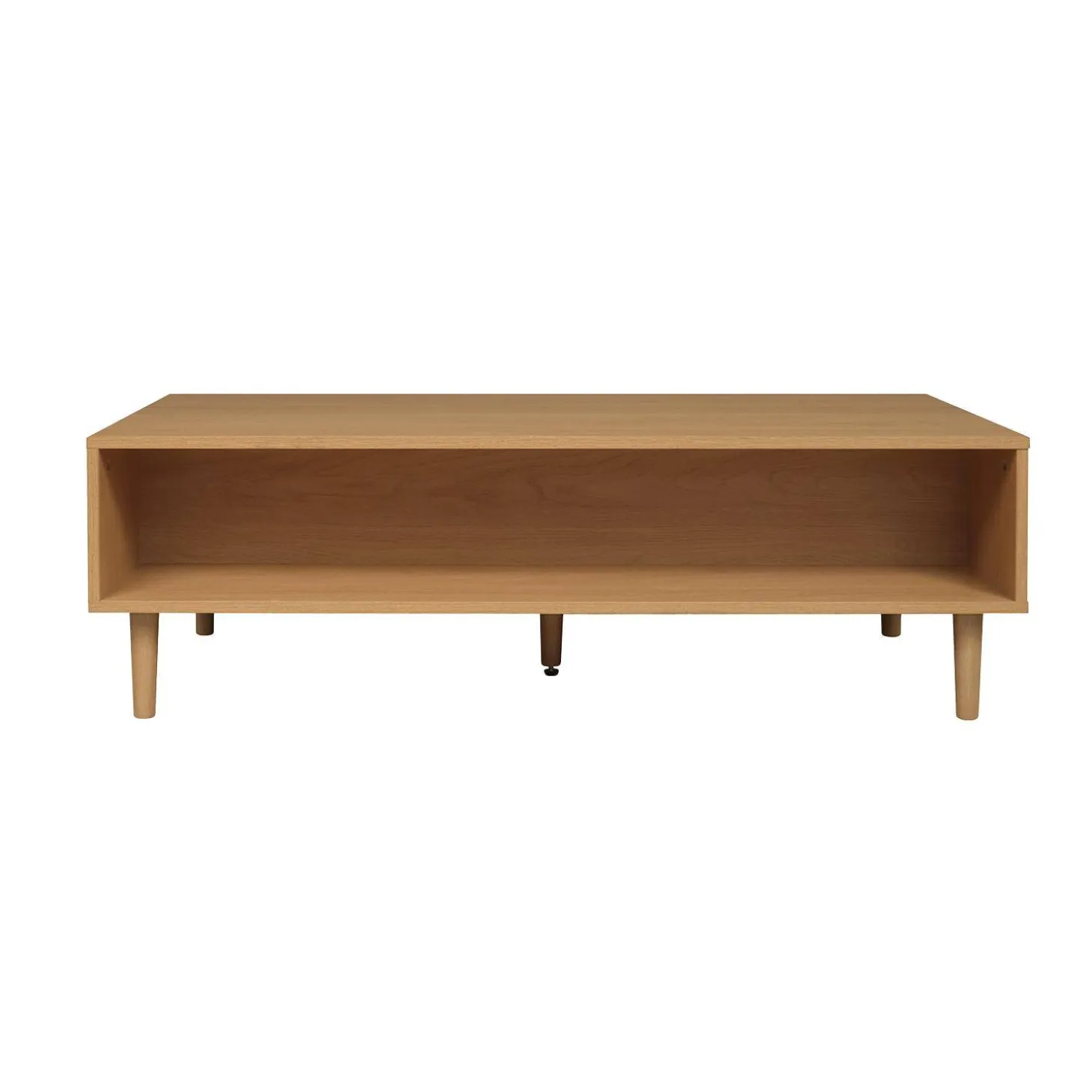 Mesa de centro vintage con efecto madera y 1 cajón