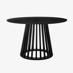 Mesa de comedor efecto madera de 4 plazas