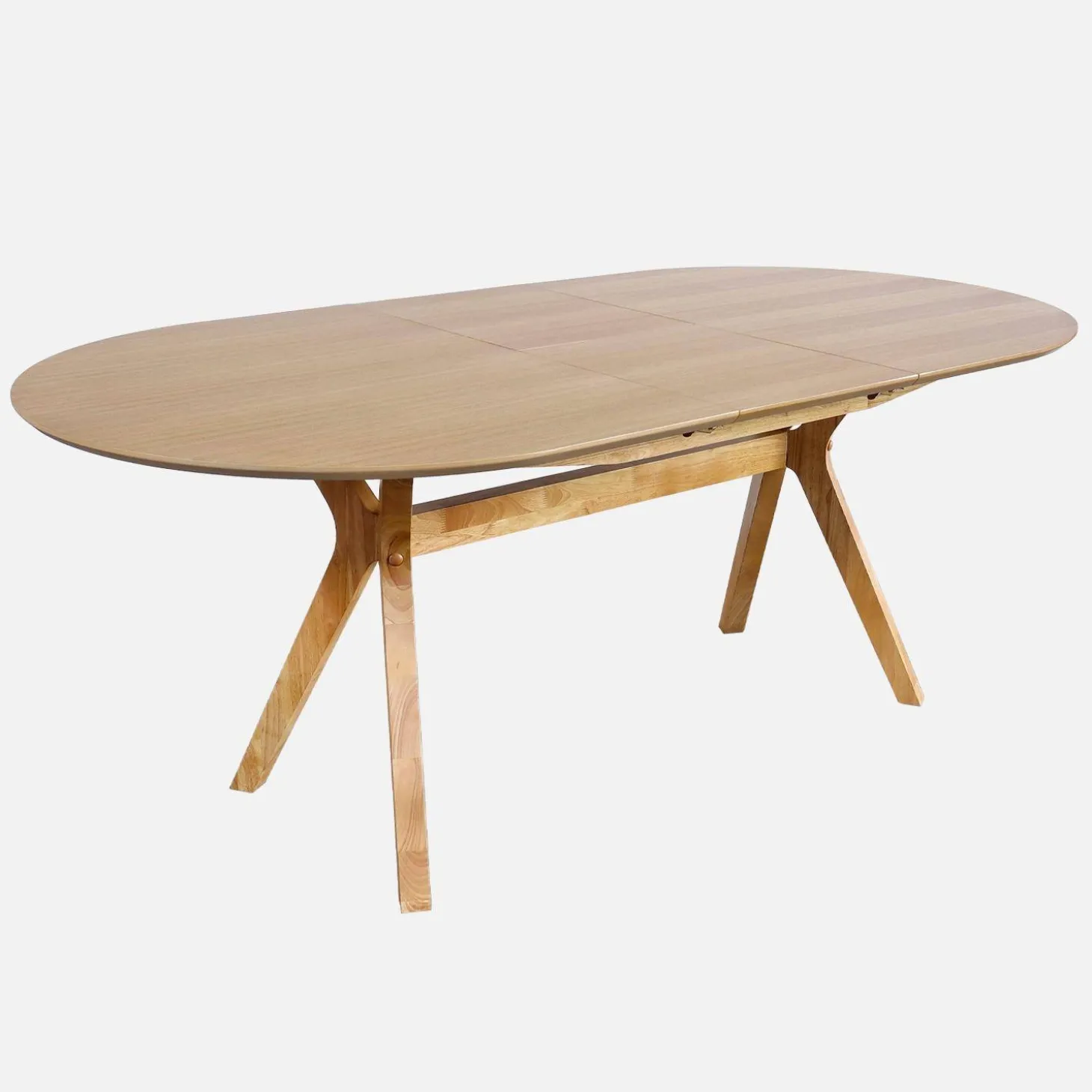 Mesa de comedor extensible para 6-8 personas, 160-200cm