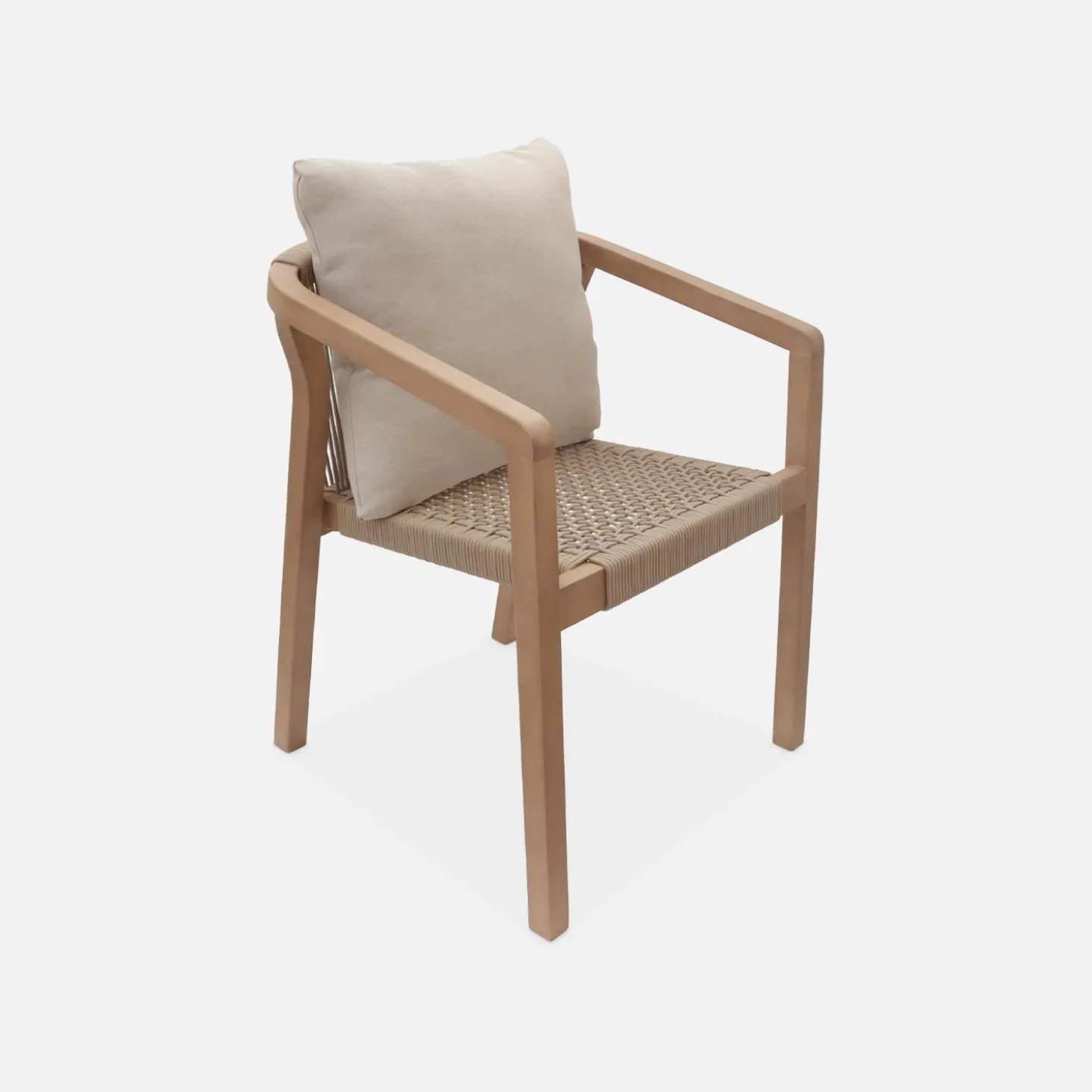 Mesa de comedor interior/exterior madera de acacia de 4 plazas