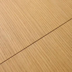 Mesa de comedor ovalada extensible de madera de hevea, 6-8 plazas