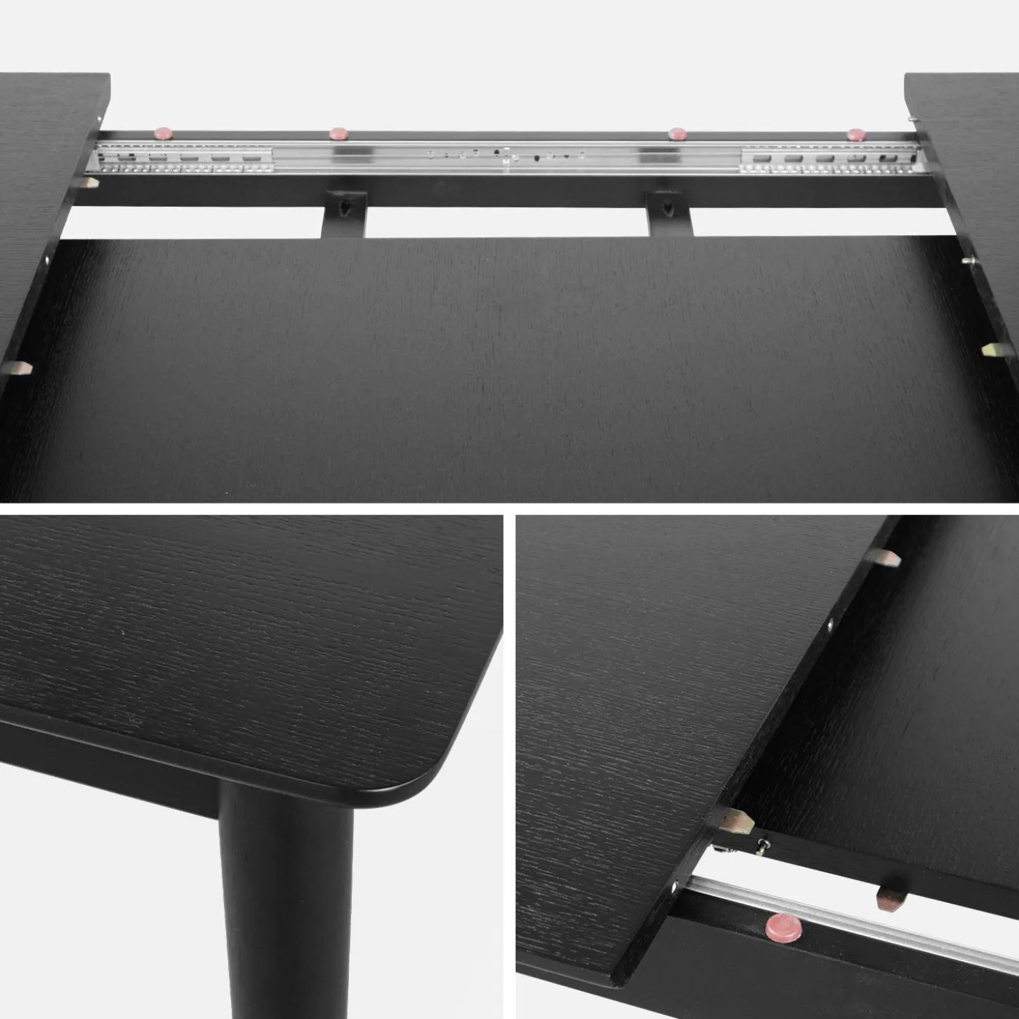 Mesa de comedor rectangular extensible de 6-8 plazas