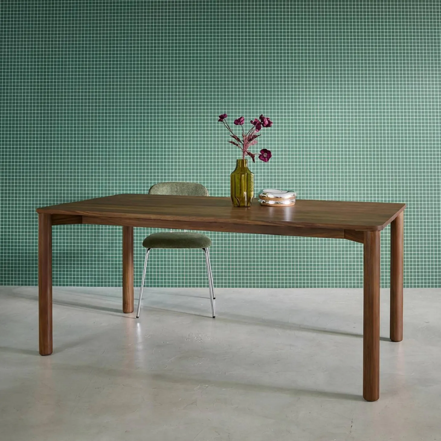 Mesa de comedor rectangular madera, 6 plazas