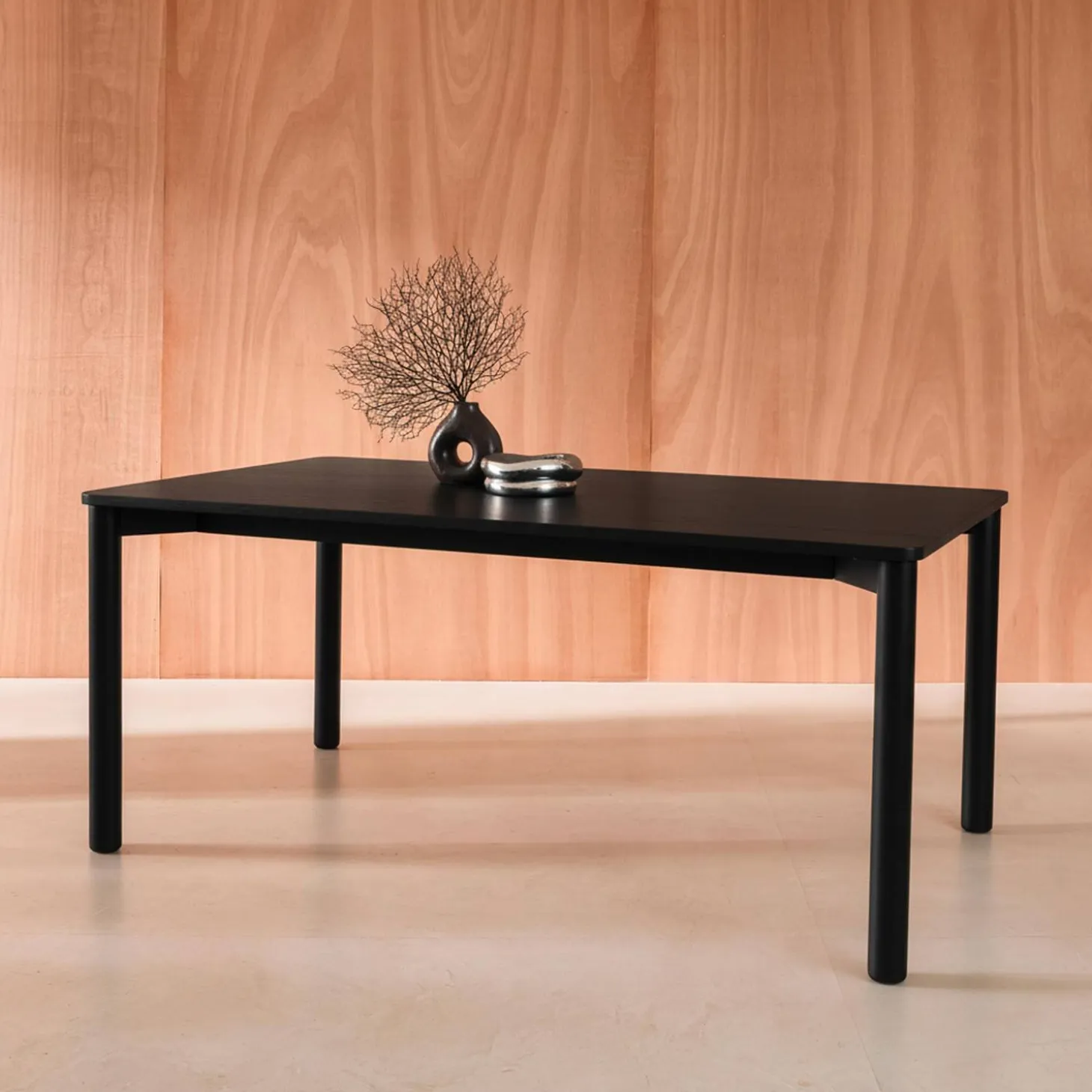 Mesa de comedor rectangular madera, 6 plazas