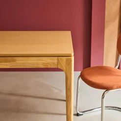 Mesa de comedor rectangular en madera de 6 plazas