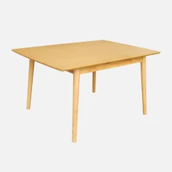 Mesa de comedor rectangular extensible de madera, 4-6 plazas