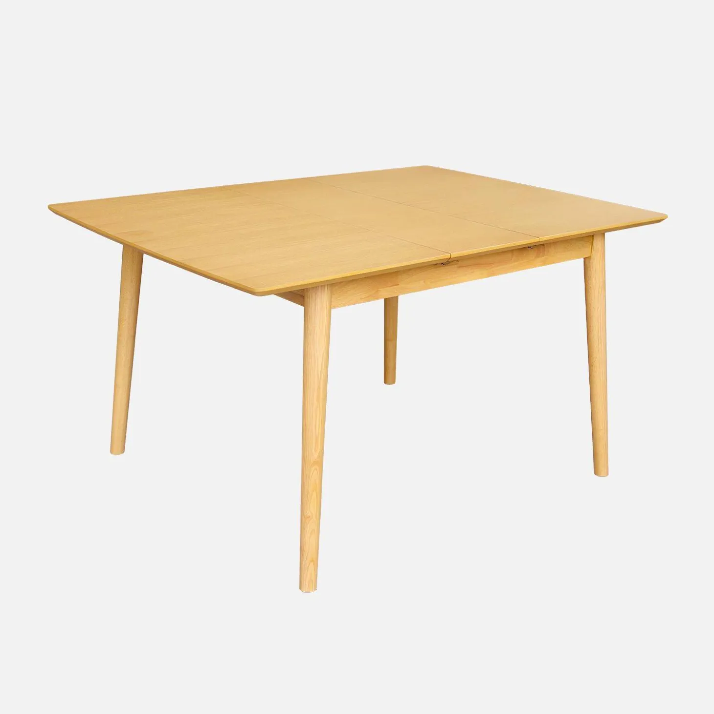 Mesa de comedor rectangular extensible de madera, 4-6 plazas
