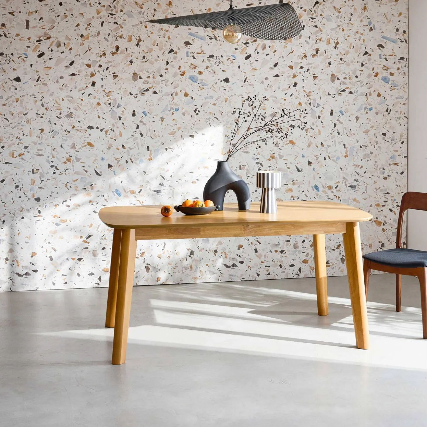 Mesa de comedor rectangular y extensible, 160 - 210cm