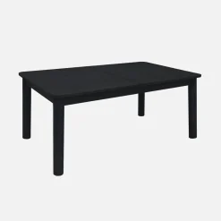 Mesa de comedor rectangular de madera extendible, 6 a 10 plazas