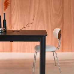 Mesa de comedor rectangular de madera extendible, 6 a 10 plazas