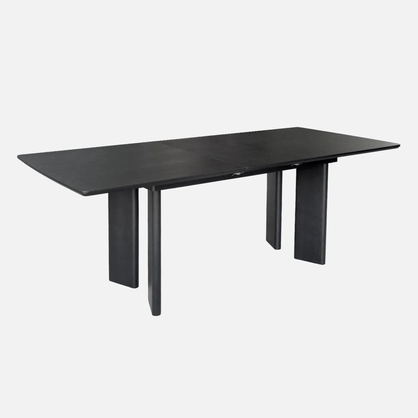 Mesa de comedor rectangular extensible de madera, 6-8 plazas