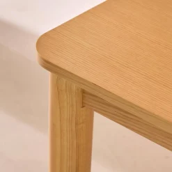 Mesa de comedor rectangular de madera extendible, 6 a 10 plazas