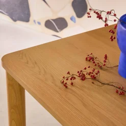 Mesa de comedor rectangular madera, 6 plazas