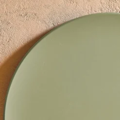 Mesa de jardín bistró plegable de acero, 2 plazas, ø60cm