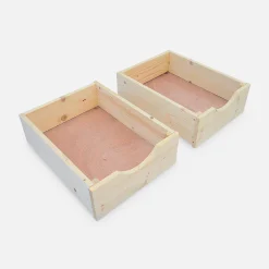 Mesa de jardín con 2 cajones
