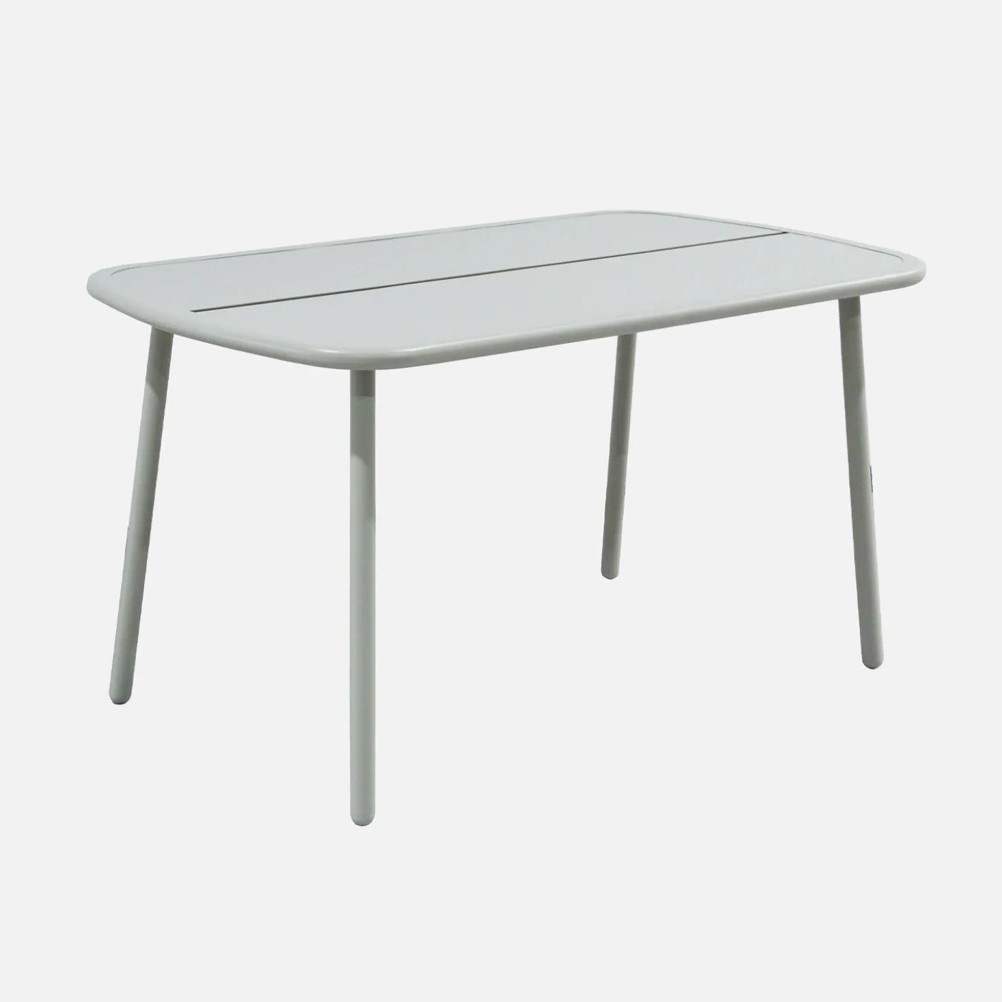 Mesa de jardín de aluminio, 4-6 plazas