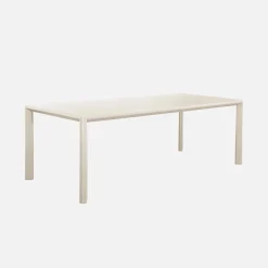 Mesa de jardín de aluminio con 1 banco y 4 sillones
