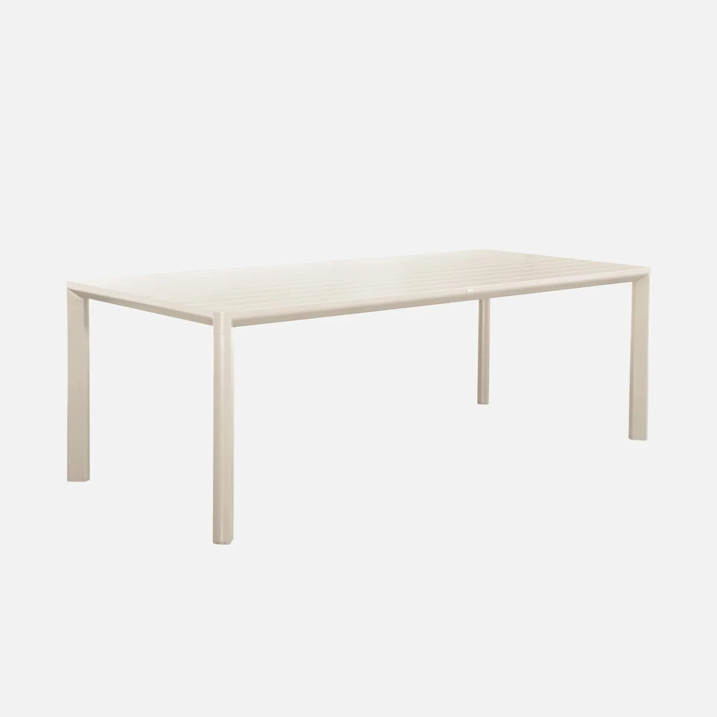 Mesa de jardín de aluminio con 1 banco y 4 sillones