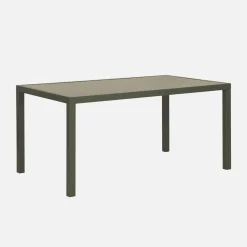 Mesa de jardín de aluminio con 6 sillas de textileno