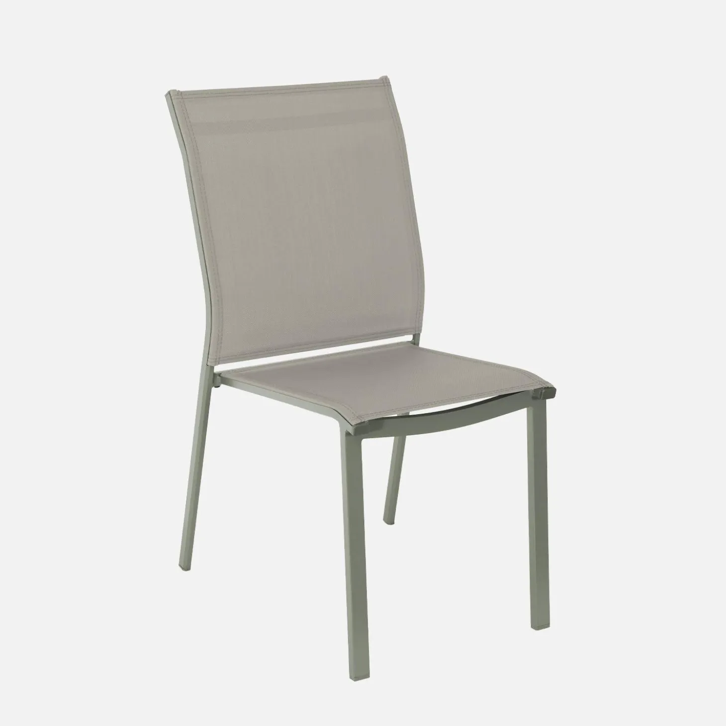 Mesa de jardín de madera de acacia y aluminio con 8 sillas