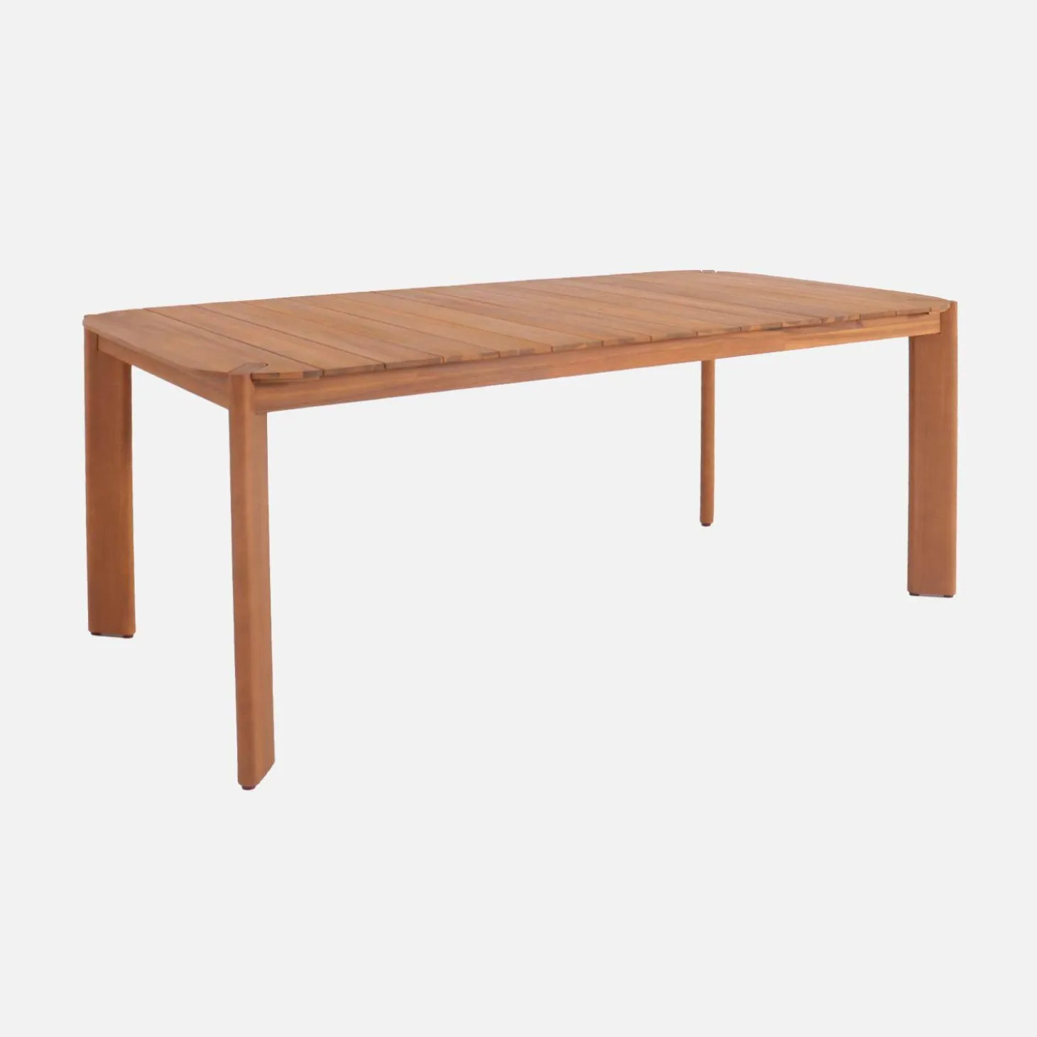 Mesa de jardín de madera de acacia, 6 plazas