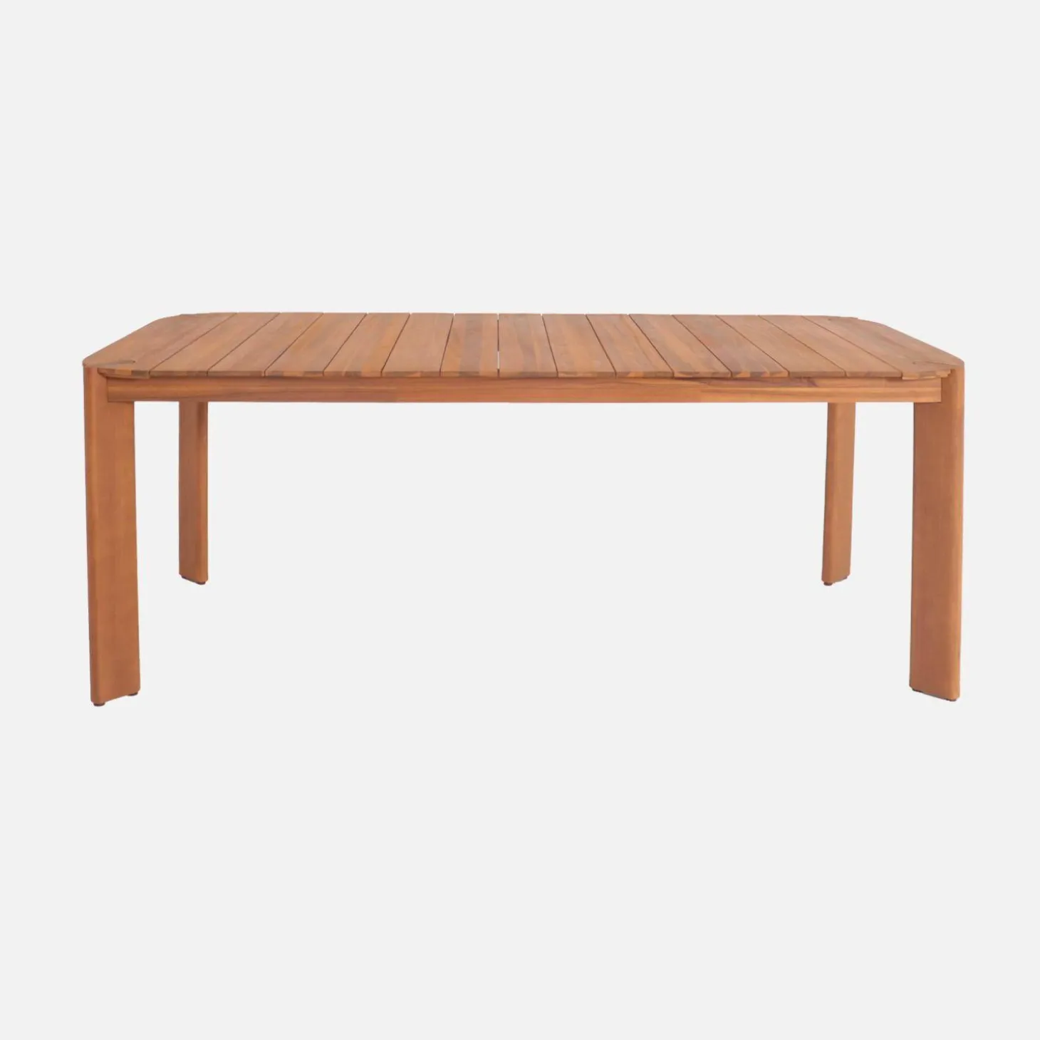 Mesa de jardín de madera de acacia, 6 plazas