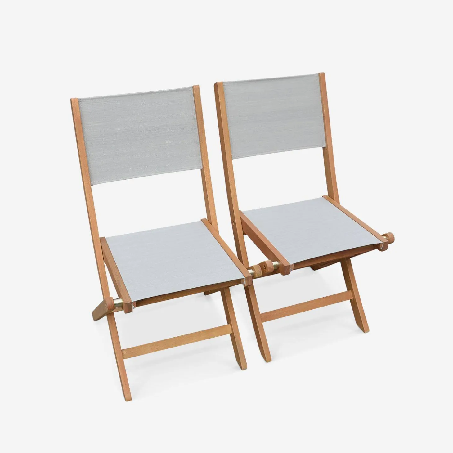 Mesa de jardín de madera extensible, 8 sillas