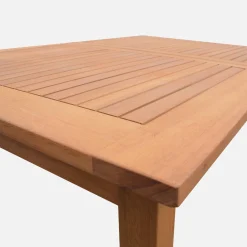 Mesa de jardín de madera extensible, 10-12 plazas