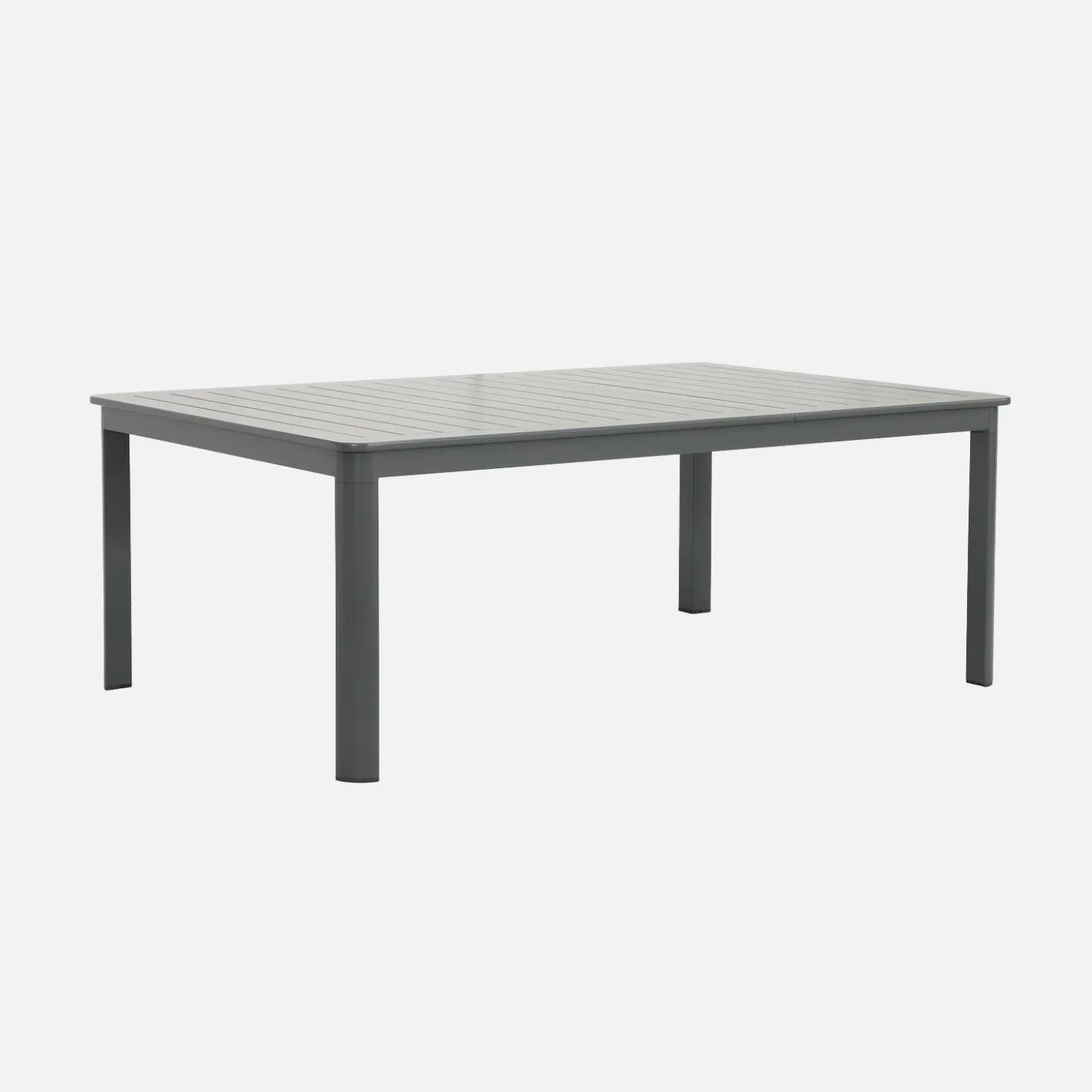 Mesa de jardín extensible de aluminio, 12 a 14 plazas
