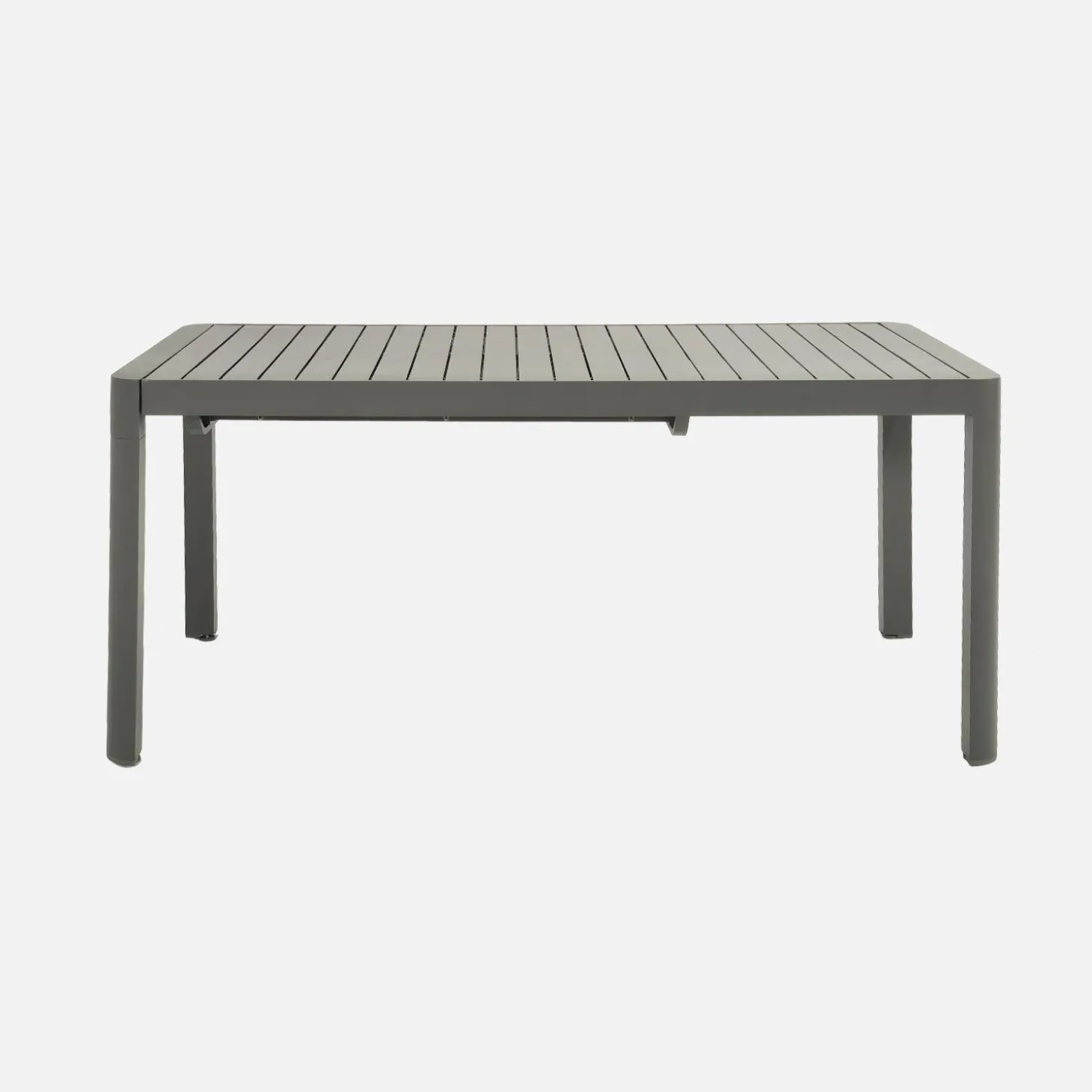 Mesa de jardín extensible de aluminio, 6-10 lugares