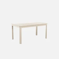 Mesa de jardín extensible de aluminio de 8 plazas