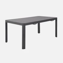 Mesa de jardín extensible de aluminio, 6-10 lugares