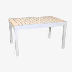 Mesa de jardín extensible de aluminio, 8 plazas