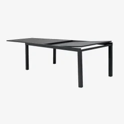 Mesa de jardín extensible de aluminio, 12 plazas