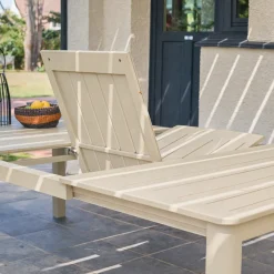 Mesa de jardín extensible de aluminio, 12 a 14 plazas