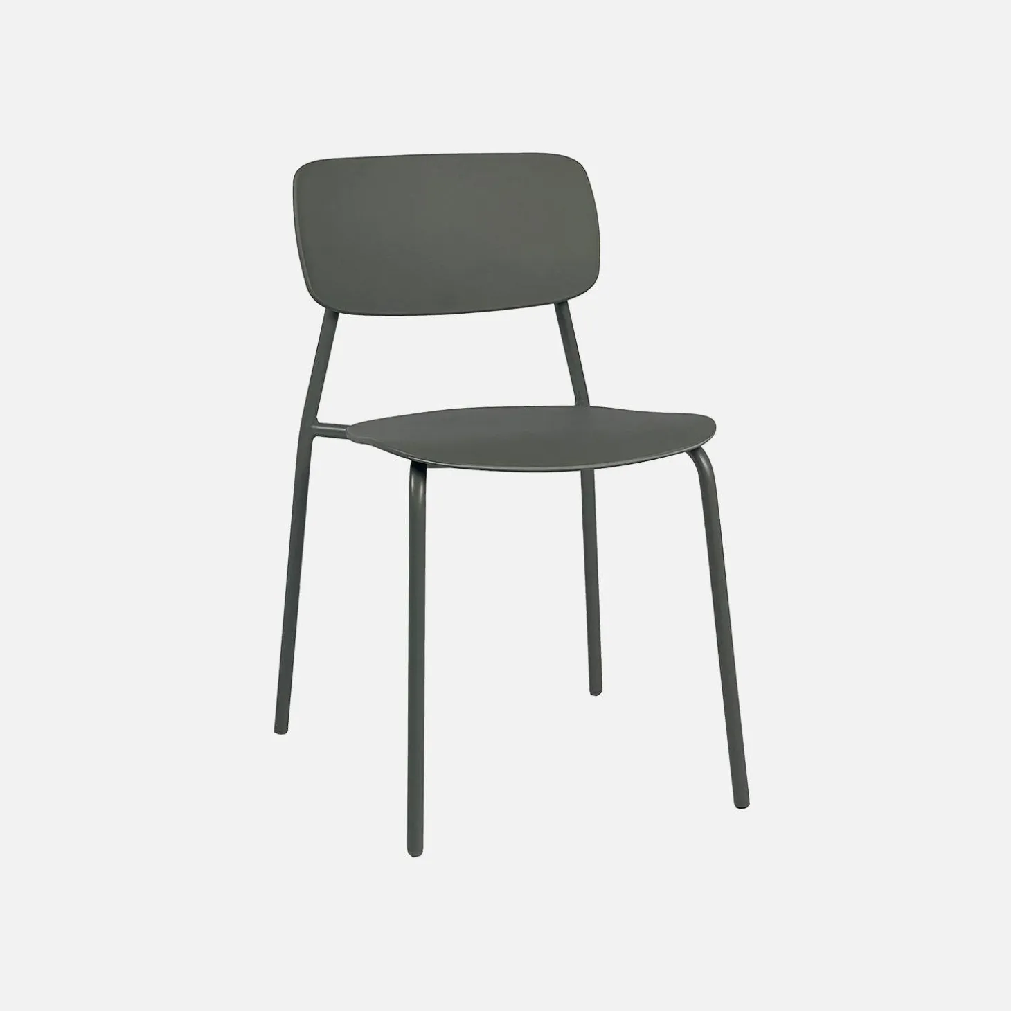 Mesa de jardín plegable de metal con 6 sillas