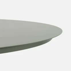 Mesa de jardín redonda de aluminio, 6 plazas
