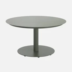 Mesa de jardín redonda de aluminio, 6 plazas