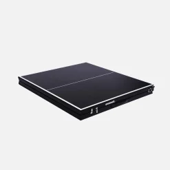 Mesa de ping pong plegable para interior con 2 raquetas y 3 pelotas, 180cm