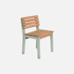 Mesa infantil de madera interior/exterior con 2 sillas
