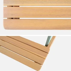 Mesa infantil de picnic de madera de 2 plazas